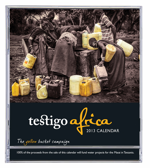 Photo of the 2013 desktop calendar front cover
